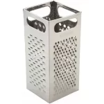 STISERY Box Grater, 9-Inch by 4-Inch,Stainless Steel,Medium