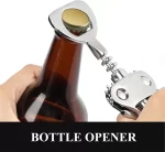 STISERY Heavy-Duty Zinc Alloy Wing Corkscrew