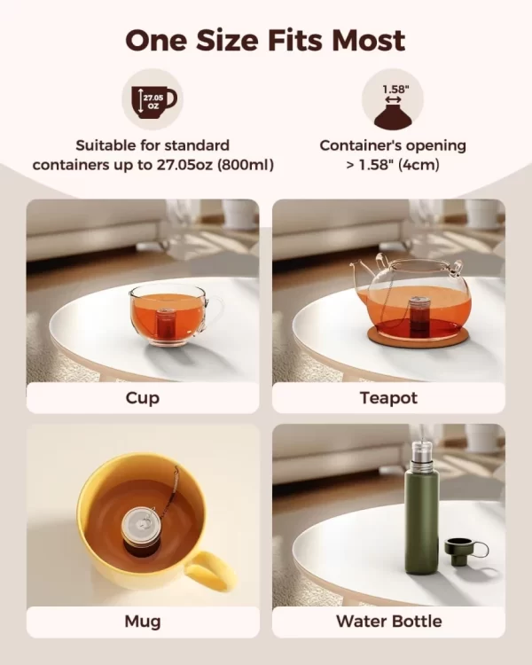 STISERY 2 Pack Tea Strainers for Loose Tea