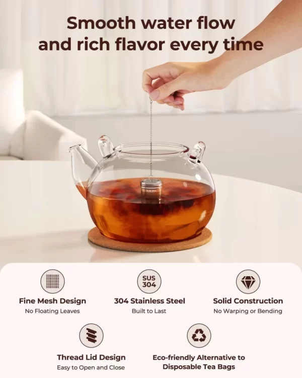 STISERY 2 Pack Tea Strainers for Loose Tea