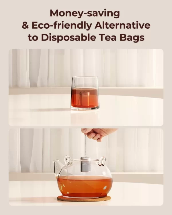 STISERY 2 Pack Tea Strainers for Loose Tea