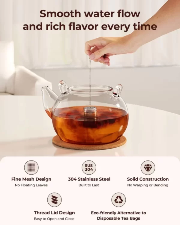 STISERY 2 Pack Tea Strainers for Loose Tea