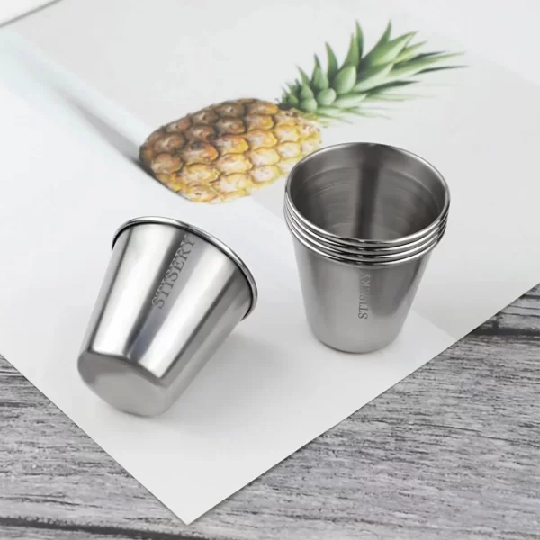 STISERY 12 Pack Stainless Steel Shot Drinking Cups