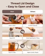 STISERY 2 Pack Tea Strainers for Loose Tea